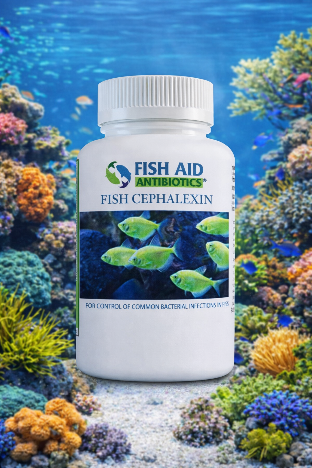 Fish Ceph 500mg 100-Capsules - Fish Vet Supply